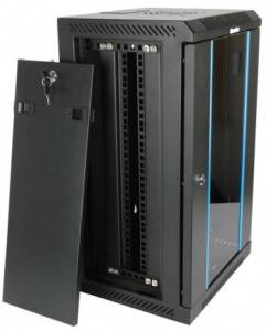Шкаф телекоммуникационный 10" настенный Hyperline TDC-15U-GR-RAL9004