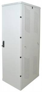 Шкаф телекоммуникационный напольный 19 дюймов OlmiOn ШТК-Н-18.6.10-3 глубина 1000мм, дверь стекло