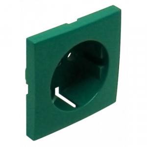 Лицевая панель для розетки Efapel (90631 TVD) зелёный 