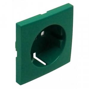 Лицевая панель для розетки Efapel (90632 TVD) зелёный