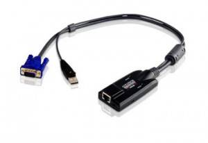 ATEN KA7170-AX Модуль удлинителя, SVGA+KBD+MOUSE USB, 50 метр., для подкл. комп. к перекл. KN2124v/2140v/4124v/4140v/2116A/2132/4116/4132 KM0532/0932/0032, макс.разреш. 1600х1200, RJ45+HD-DB15+USB A-тип, Female+2xMale, без Б.П., (DDC2B)