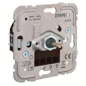 Efapel 21215 Механизм электронного диммера/проходного выключателя для ламп низкой мощности, 150W
