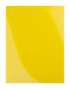 DKC / ДКС TASE10512AY Табличка полужесткая для маркировки оболочек, клейкое основание, ПВХ. Желтая