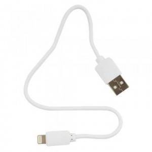 Кабель USB Гарнизон GCC-USB2-AP2-0.3M-W AM/Lightning, для iPhone5/6/7/8/X, IPod, IPad, 0.3м, белый, пакет