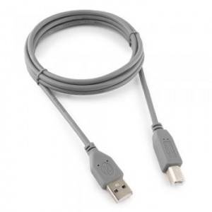 Кабель USB 2.0 Pro Cablexpert CCP-USB2-AMBM-6G, AM/BM, 1.8м, экран, серый