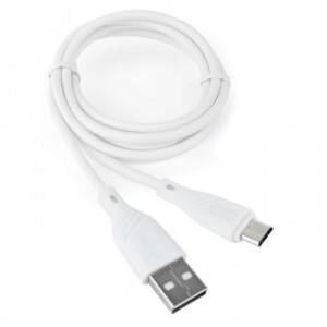 Кабель USB 2.0 Cablexpert CCB-mUSB2-AMBMO1-1MW, AM/microB, издание Classic 0.1, длина 1м, белый, блистер