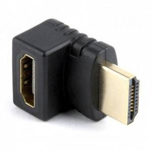 Переходник HDMI HDMI Cablexpert A-HDMI270-FML, 19F/19M, угловой соединитель 270 градусов, золотые разъемы, пакет