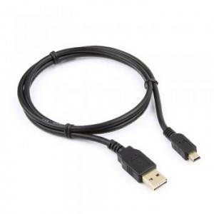 Кабель USB 2.0 Cablexpert CC-5PUSB2D-1M, мультиразъем USB, AM/miniB 5P, 1м, пакет