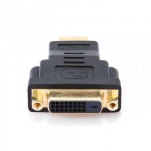 Переходник HDMI DVI Cablexpert A-HDMI-DVI-3, 19M/25F, золотые разъемы, пакет