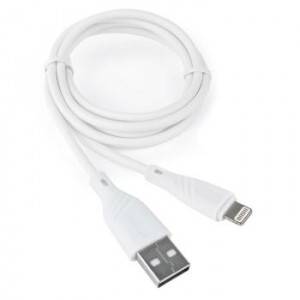Кабель Cablexpert для Apple CCB-USB-AMAPO1-1MW, AM/Lightning, издание Classic 0.1, длина 1м, белый, блистер