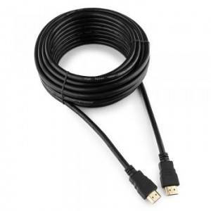 Кабель HDMI Cablexpert CC-HDMI4-10M, 10м, v2,0, 19M/19M, черный, позол.разъемы, экран, пакет