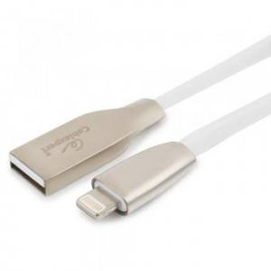 Кабель Cablexpert для Apple CC-G-APUSB01W-0.5M, AM/Lightning, серия Gold, длина 0.5м, белый, блистер