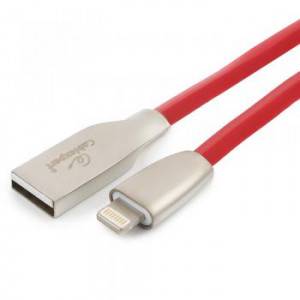Кабель Cablexpert для Apple CC-G-APUSB01R-1M, AM/Lightning, серия Gold, длина 1м, красный, блистер