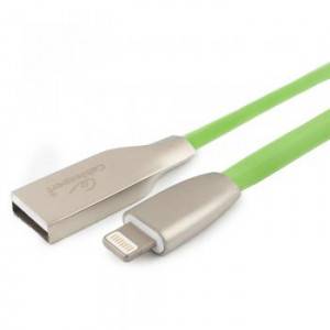 Кабель Cablexpert для Apple CC-G-APUSB01Gn-1M, AM/Lightning, серия Gold, длина 1м, зеленый, блистер