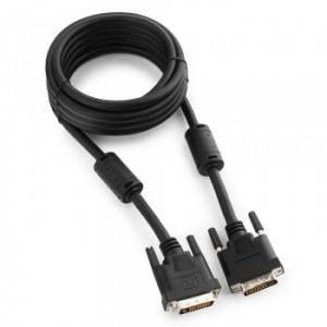 Кабель DVI-D single link Cablexpert CC-DVI-BK-10, 19M/19M, 3.0м, черный, экран, феррит.кольца, пакет