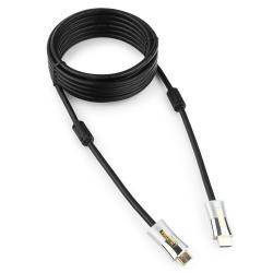 Кабель HDMI Cablexpert, серия Platinum, 4,5 м, v2.0, M/M, позол.разъемы, металлический корпус, ферритовые кольца, блистер