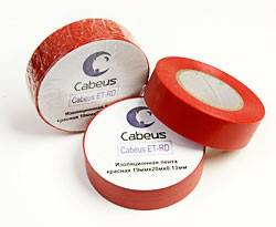 Cabeus ET-RD Изоляционная лента красная 19ммх20мх0.13м