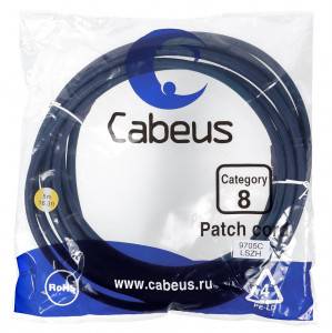 Патч-корд Cabeus PC-SSTP-RJ45-Cat.8-5m-LSZH