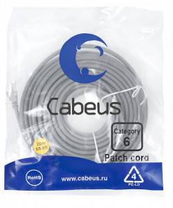 Патч-корд Cabeus PC-UTP-RJ45-Cat.6-20m