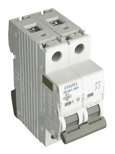 Efapel 55116 2CS Выключатель автоматический МСВ 2Р 6kA - C - 16A