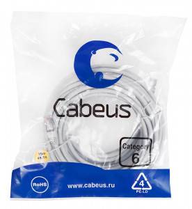Патч-корд Cabeus PC-FTP-RJ45-Cat.6-15m-LSZH