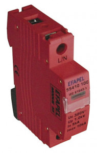 Efapel 55410 1DC Ограничитель перенапряжения SPD-1P-230/300V 10kA (In=5kA)