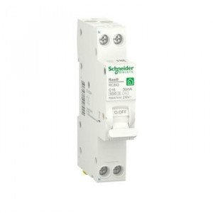Выключатель автоматический дифференциального тока (ДИФ) RESI9 1P+N С 16А 6000А 30мА 18мм тип AC SchE R9D87616