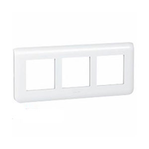LEGRAND 078866 Декоративная рамка M45, 3Х2М, горизонтальная установка, белая, Mosaic Rеnovation