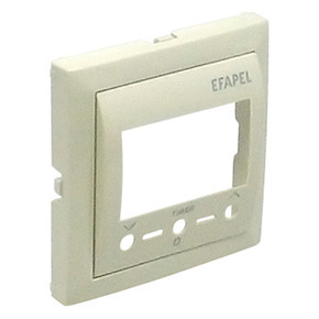 Efapel 90742 TMF Лицевая панель для комнатного термостата с ИК-управлением, бежевый