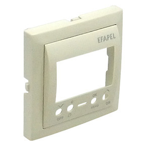 Efapel 90743 TMF Лицевая панель для цифрового таймера на 1 цепь, бежевый