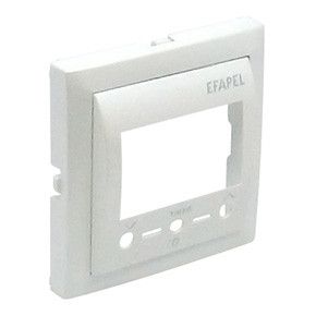 Efapel 90742 TGE Лицевая панель для комнатного термостата с ИК-управлением, лёд