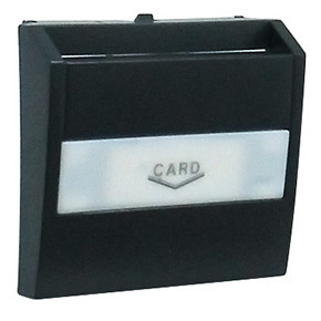 Efapel 90731 TPM Лицевая панель для карточного выключателя, черный