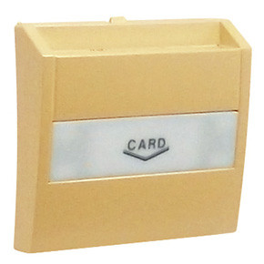 Efapel 90731 TDU Лицевая панель для карточного выключателя, золото