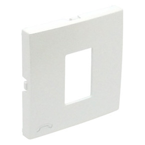 Efapel 90712 TBR Лицевая панель для телефонной розетки, белая