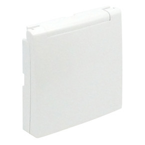 Efapel 90634 TBR Лицевая панель для розетки 2к+З с защитной крышкой, белая