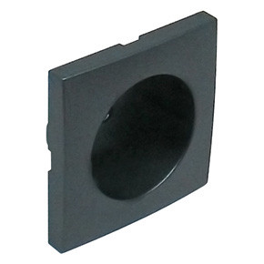Efapel 90622 TIS Лицевая панель для розетки 2к с защитными шторками, серый