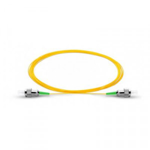 Предоконцованные волокна (pigtail) Eurolan, FC/APC, OS2 9/125, 3м, серебристый хвостовик, цвет: жёлтый