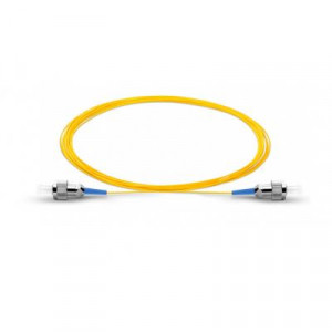 Предоконцованные волокна (pigtail) Eurolan, FC, OS2 9/125, 3м, серебристый хвостовик, цвет: жёлтый