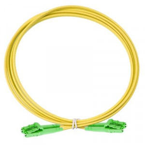 Коммутационный шнур оптический Eurolan Tight Buffer, Duplex LC/LC, OS2 9/125, LSZH (нг(A)-HFLTx), 5м, цвет: жёлтый, (41F-S2-LC-LC-05-AA)