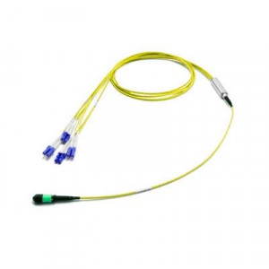 Сборка кабельная Eurolan разветвительная, MTP/LC, OS2 9/125, LSZH (нг(A)-HFLTx), Ø 3мм, 2м, цвет: жёлтый, (43H-S2-08-M8-LC-002-0E-M-10)
