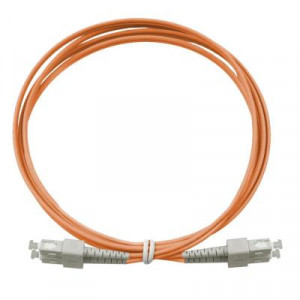 Коммутационный шнур оптический Eurolan Tight Buffer, Duplex SC/SC, OM2 50/125, LSZH (нг(A)-HFLTx), 2м, цвет: оранжевый, (41F-20-SC-SC-02)