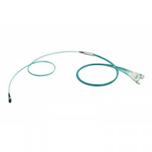 Сборка кабельная Eurolan разветвительная, MTP/LC, OM3 50/125, LSZH (нг(A)-HFLTx), Ø 3мм, 50м, цвет: бирюзовый, (43H-30-12-M1-LC-050-0E-M-10)