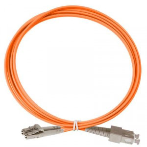 Коммутационный шнур оптический Eurolan Tight Buffer, Duplex SC/LC, OM2 50/125, LSZH (нг(A)-HFLTx), 2м, цвет: оранжевый, (41F-20-SC-LC-02)