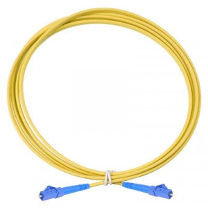 Коммутационный шнур оптический Eurolan Tight Buffer, Simplex LC/LC, OS2 9/125, LSZH (нг(A)-HFLTx), 1м, цвет: жёлтый, (41E-S2-LC-LC-01)