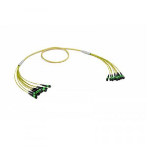 Коммутационный шнур оптический Eurolan, MTP/MTP, OS2, LSZH (нг(A)-HFLTx), Ø 6,4мм, 100м, цвет: жёлтый, (43M-S2-96-M1-M1-100-0E-FFA-10)