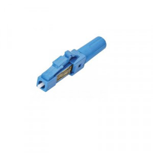 Коннектор Eurolan, LC/UPC, Simplex, оболочка волокна (мм):  2,0, 3,0, синий
