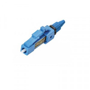 Коннектор Eurolan, LC/UPC, Simplex, буфер волокна (мкм): 250, 900, синий