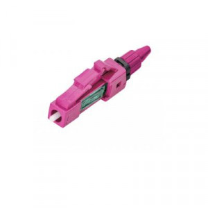 Коннектор Eurolan, LC/PC, Simplex, буфер волокна (мкм): 250, 900, пурпурный