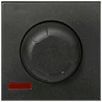 Ecoplast Светорегулятор поворотный нажимной 600 Вт (черный бархат) LK45