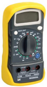 IEK TMD-3L-830 Мультиметр цифровой Master MAS830L